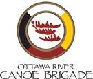 ottawa river canoe brigade logo